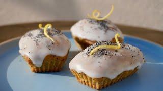 Vegan lemon & poppy seed loaves 