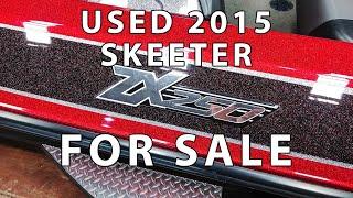 SOLD - Used 2015 Skeeter ZX250 Bass Boat for sale