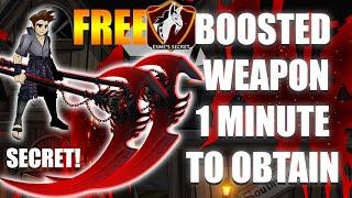 GET THIS FREE SCYTHE WITH BOOSTS IN 1 MINUTE  - AQW REDHERO ‹SECRET›