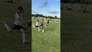 Twins and lil bro working as a team #futbol #soccer #goals