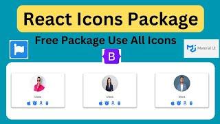 How To Use React Icons and Install React Icons in React JS | Best React Icons For Your Project