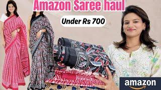Amazon saree haul l Daily wear & office wear l Vbb creation