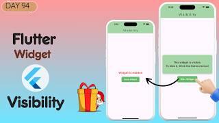 Flutter Visibility Widget | How to Show & Hide Widgets in Flutter