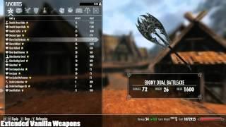 Skyrim Mod Showcase: Week #9 - Cazy Hair, Mithril Armor, Extended Vanilla Weapons, & more