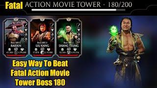 Easy way to beat Boss Battle 180 of Fatal Action Movie Tower | Mk Mobile