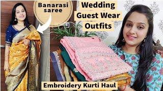 Ethnic Wear haul l Indian wedding guest outfit ideas 2020