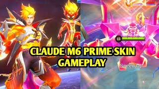 New Claude M6 Prime Skin Gameplay | MOBILE LEGENDS BANG BANG