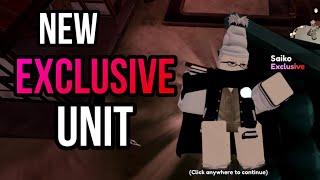 How to Get The New Exclusive Unit Saiko/Seiko & Showcase in Anime Vangaurd - Roblox