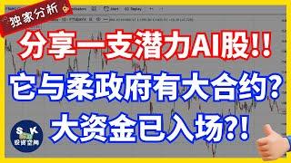 分享一支潜力AI股！！它与柔佛政府有大合约？！已有大资金入场？！