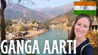 Yoga School and First Ganga Aarti in Rishikesh  India Travel Vlog