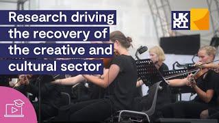 Research driving the recovery of the #creative and #culturalsector