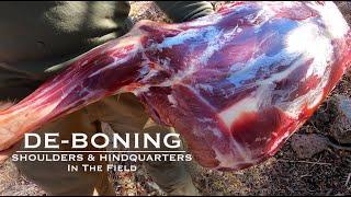 How To Debone / Bone Out Elk or Deer Quarters with Meat Fully Intact