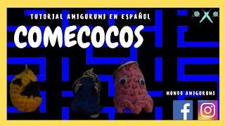 PACMAN Tejido a Crochet - AMIGURUMI en español