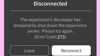 How to fix Roblox error code 273