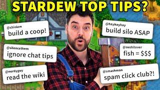 Testing YOUR Top Stardew Valley Tips!