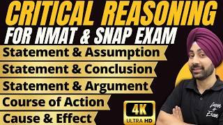 Critical Reasoning: Complete Video Lecture for NMAT & SNAP | All Chapters | 4K