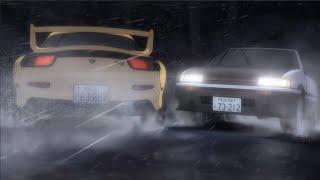 FD3S vs. AE86 SC - [Eurobeat Removed] - (Initial D Fourth Stage)