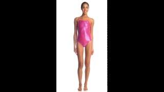 The Finals Funnies Cobra Foil Wing Back One Piece Swimsuit | SwimOutlet.com