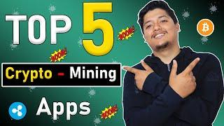 Top 5 Free Ways To Crypto Mining App In 2022  | Best Bitcoin Mining App For Android ️