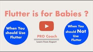 Flutter is for babies? |  CodingWithMitch ? | Flutter is For You ? | May 2020 | PRO Coach | Vivek