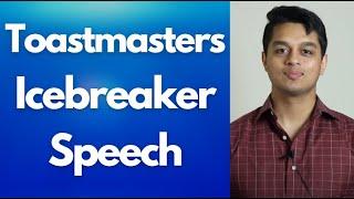 How to Do a Toastmasters Icebreaker Speech