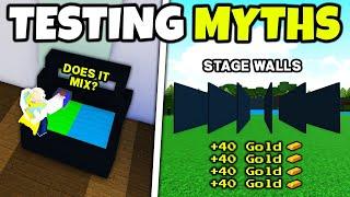 TESTING HIDDEN MYTHS!! | Build a boat for Treasure ROBLOX