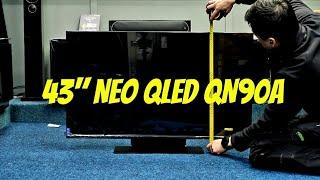 Samsung 43QN90A Possibly The Best 43" TV on the Market, Unboxing Setup and Demos