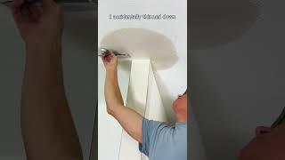 DIY Drywall Repair Making a Ceiling Patch Disappear with Perfect Texture #diy #letsfixit #shorts