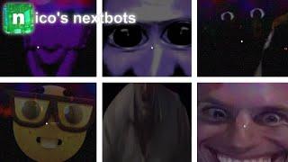 Nico's Nextbots - All Jumpscares (+6 New Nextbots!) | Roblox