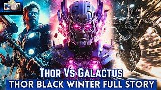 Thor The Black Winter Complete Comics Story In English|Thor Vs Galactus|popcorn cinema|