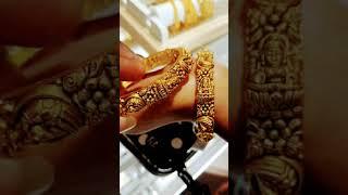 Antique Gold Bangles#bhima#nice#collections#gold#indian#designs#viralshorts#trending#onam#videos#