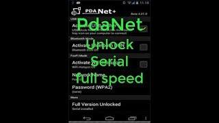 How to unlock Full Version PDA Net+ Free 100% work