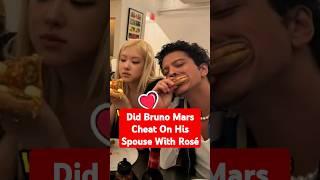 Dating Rumors Between Bruno Mars And Rosé #shorts #brunomars #rosé #celebrity #celebritylifestyle