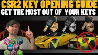 CSR2 Racing | key opening | Crate Opening Guide | Get the most out of your keys in 2024