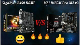 Gigabyte B450M DS3H  V/S MSI B450M PRO M2 V2| 2020.