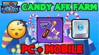 *MAX CANDY* How to AFK Macro Farm Candy | Blox Fruits Christmas Update