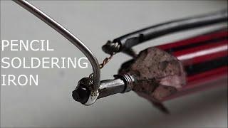 PENCIL SOLDERING IRON IS REAL, IT WORKS