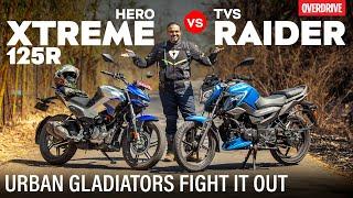 TVS Raider vs Hero Xtreme 125R - Urban Gladiators Fight It Out I @odmag