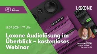 Hier spielt die Musik – das ist die innovative Audiolösung von Loxone I Webinar