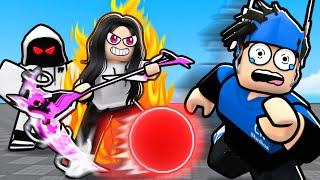 They BULLIED My GIRLFRIEND, So I Made Her OVERPOWERED.. (Roblox Blade Ball)