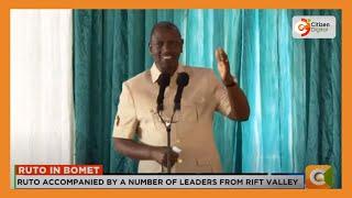 President William Ruto attends Inter Denominational service in Sotik, Bomet County