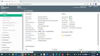 iLO connection and ISO mount