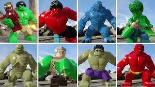 All Hulk Characters in LEGO Marvel's Avengers + Transformations