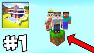 Craft world One Block Multiplayer Survival EP 1 gameplay walkthrough | Craft World Master Block 3d