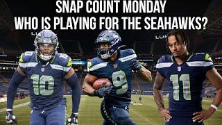 Snap Count Monday: Zach Charbonnet plays the whole game, Tyrice Knight gets welcomed to the NFL