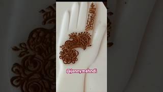 JENNY Does Her FASTEST PERFECT HENNA DESIGN!