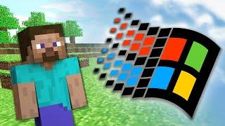 Playing "Minecraft" on Windows 98!