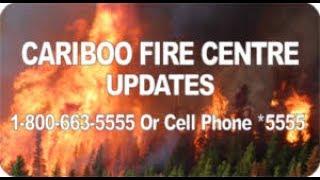 Cariboo Fire Center  Live Audio Stream July 12 2017