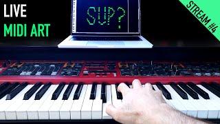 Turning Your Names Into Songs (Live MIDI Art)