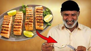 Tribal People Taste Salmon for the First Time, Watch Their Hilarious Reactions!